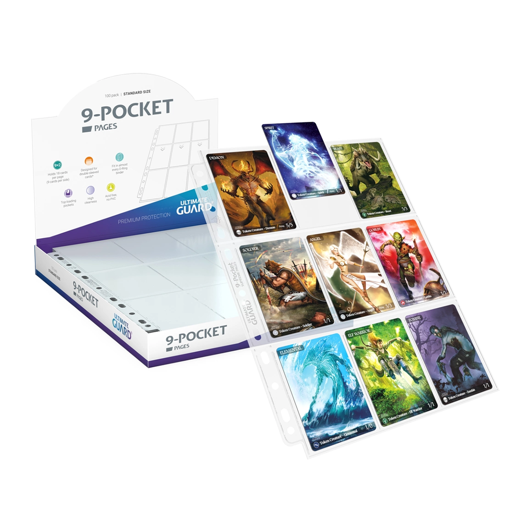 Ultimate Guard 9 Pocket Pages (100 pz)
