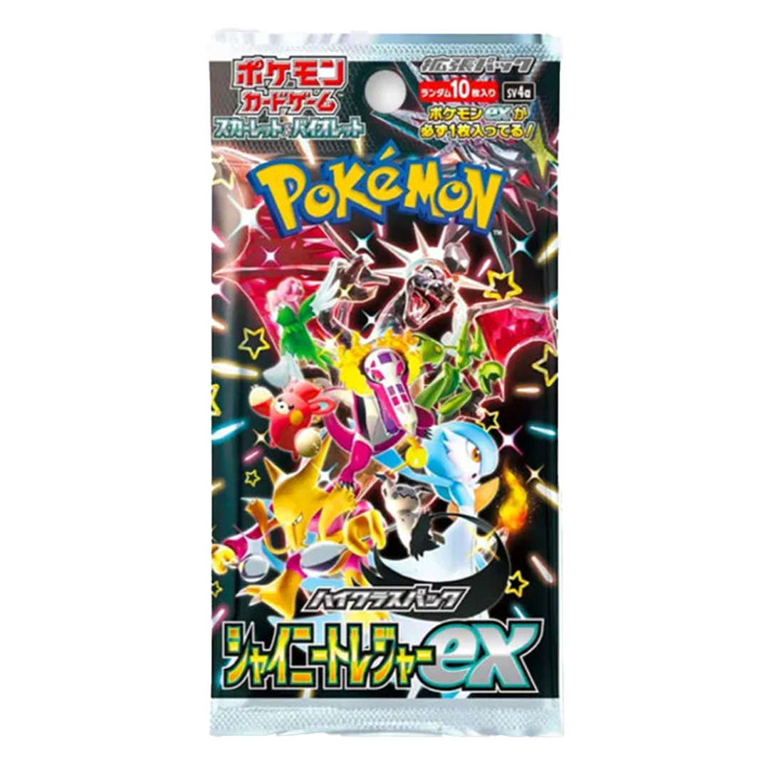 Shiny Treasure ex sv4a Bustina Singola 10 Carte (JP)