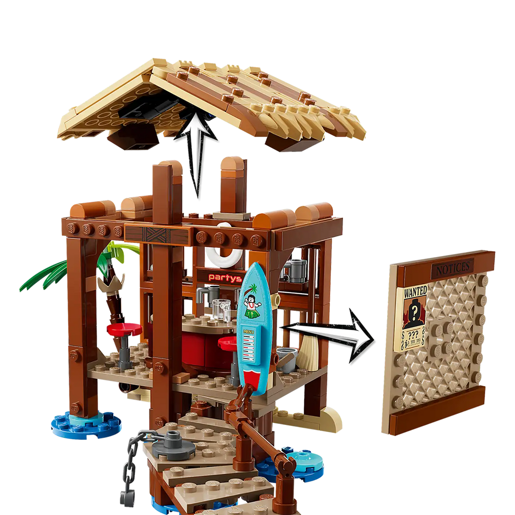 Lego One Piece La Capanna Del Villaggio Foosha