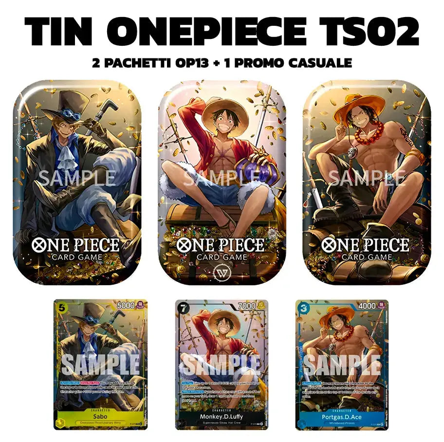 Mini Tin TS-02 (ENG) One Piece American Stark