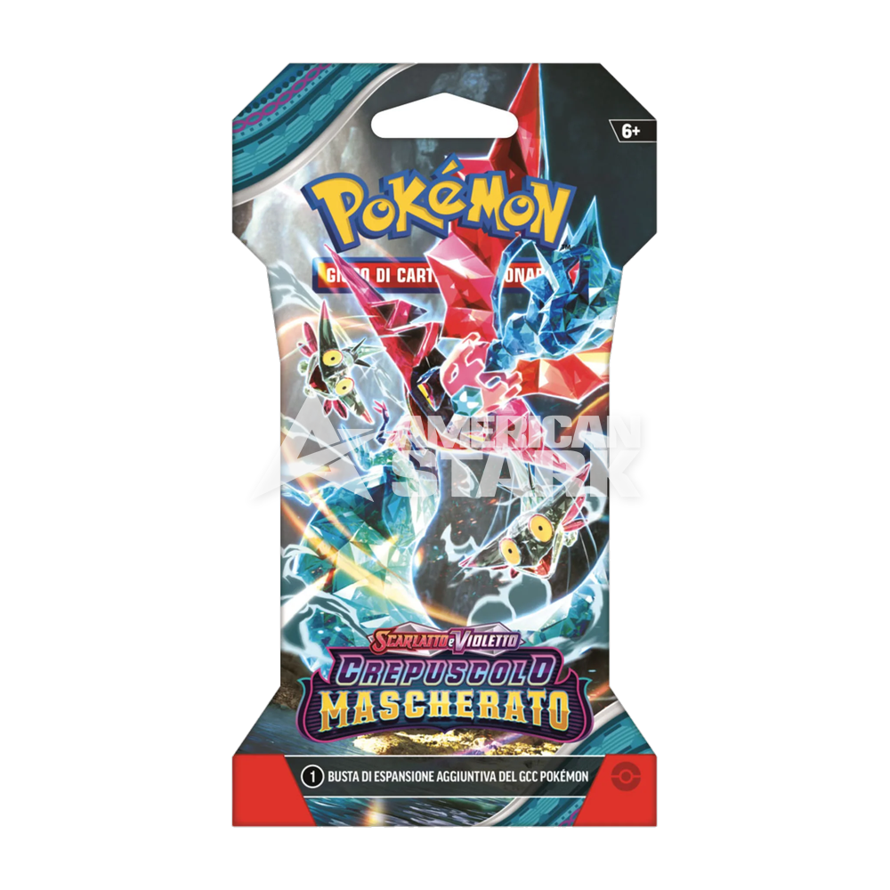Busta Pokémon Crepuscolo Mascherato Paper Sleeve – 10 Carte (IT)