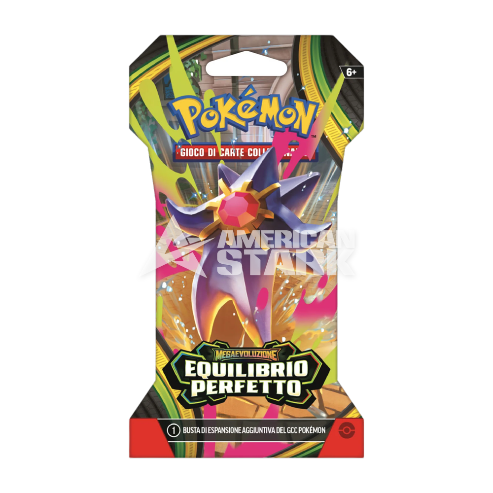 Busta Pokémon Megaevoluzione Equilibrio Perfetto Paper Sleeve – 10 Carte (IT)