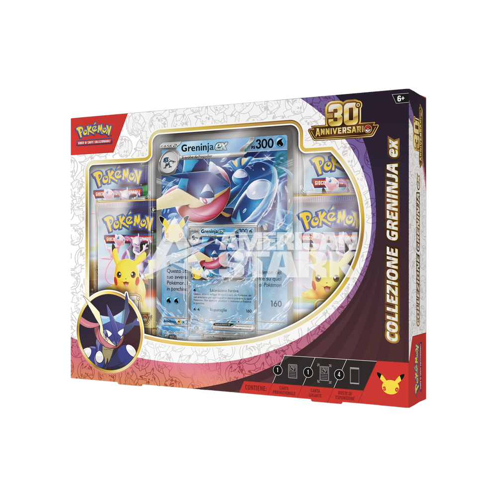 Collezione Pokémon-ex Greninja-ex 30° Anniversario (IT)