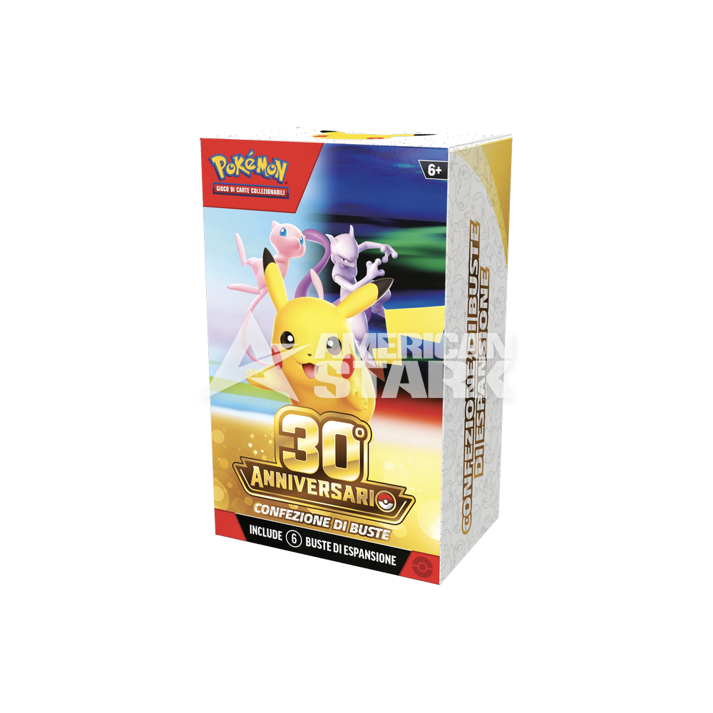 Bundle Pokémon 30° Anniversario – 6 Buste (IT)