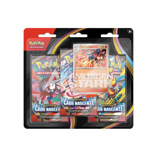 Blister 3 Buste Pokémon Caos Nascente Charmeleon (IT)