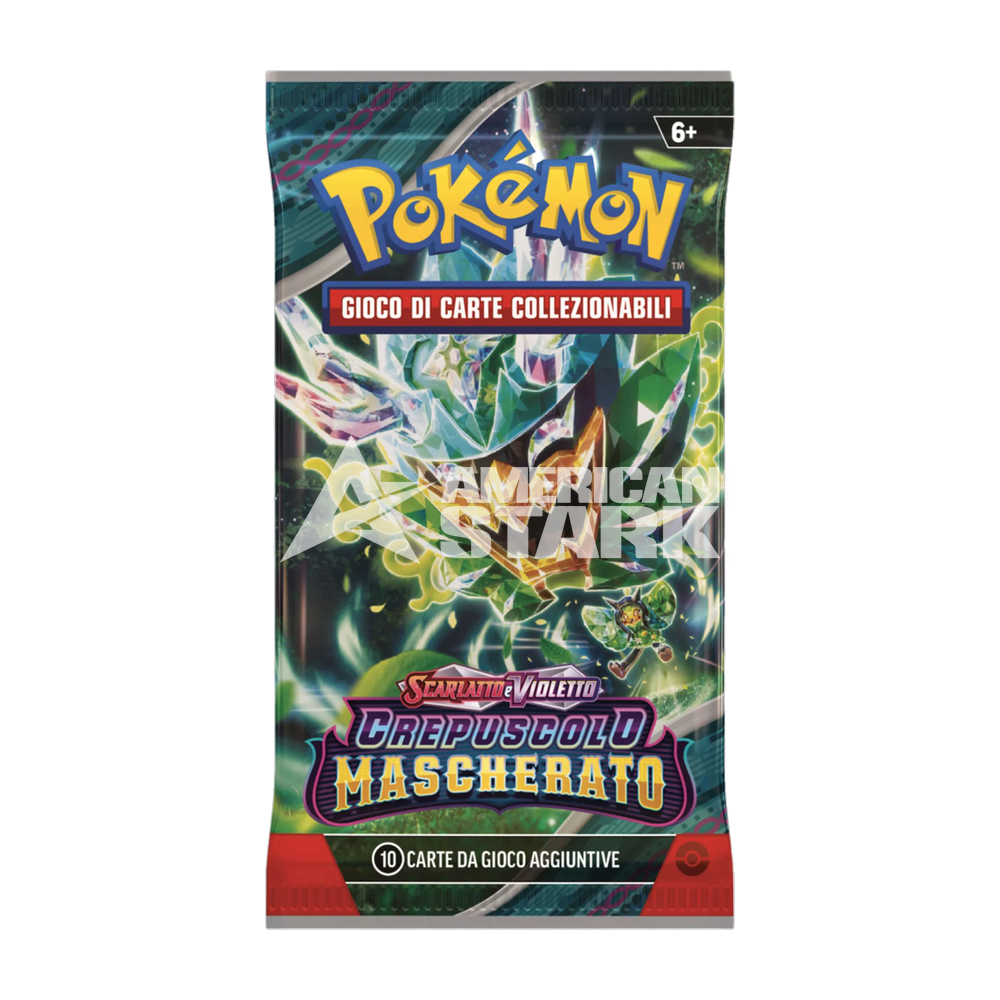 Busta Pokémon Scarlatto e Violetto Crepuscolo Mascherato – 10 Carte (IT)