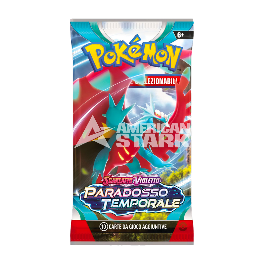 Busta Pokémon Scarlatto e Violetto Paradosso Temporale – 10 Carte (IT)