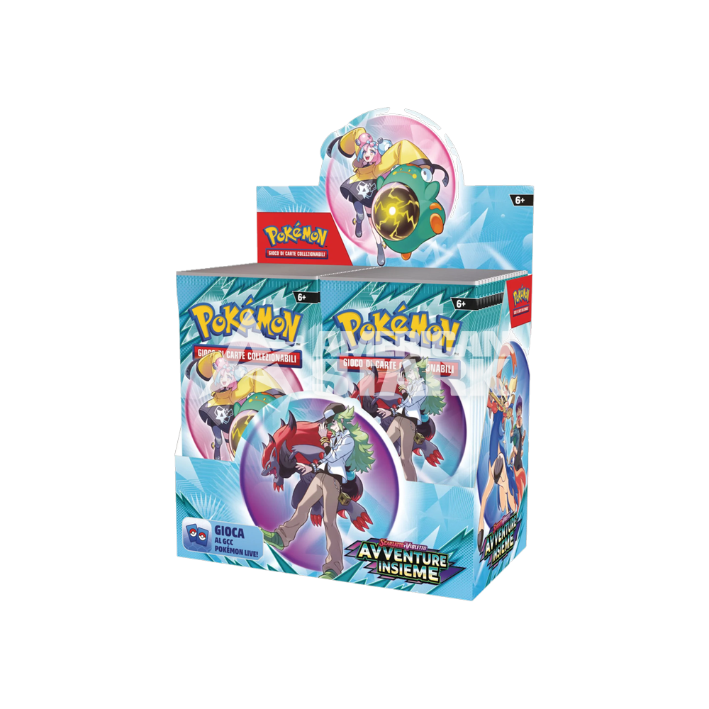 Display Pokémon Scarlatto e Violetto Avventure Insieme – 36 Buste (IT)