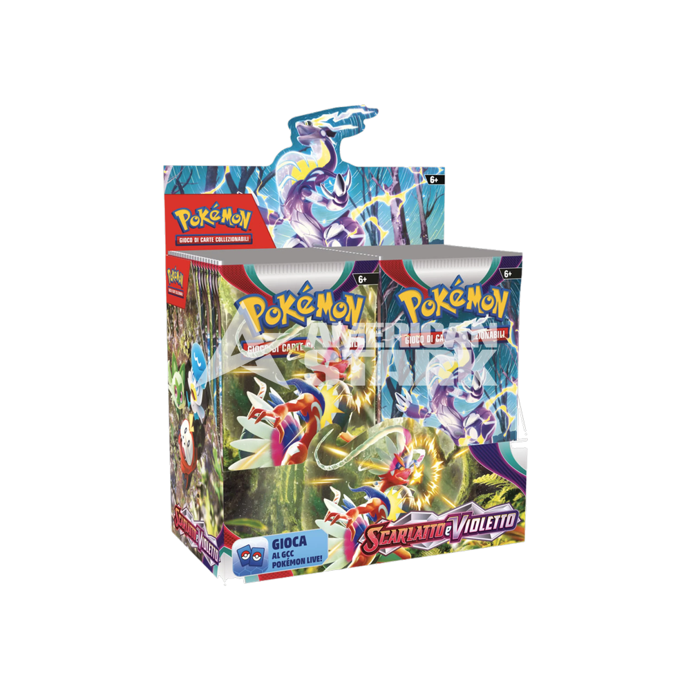 Display Pokémon Scarlatto e Violetto – 36 Buste (IT)