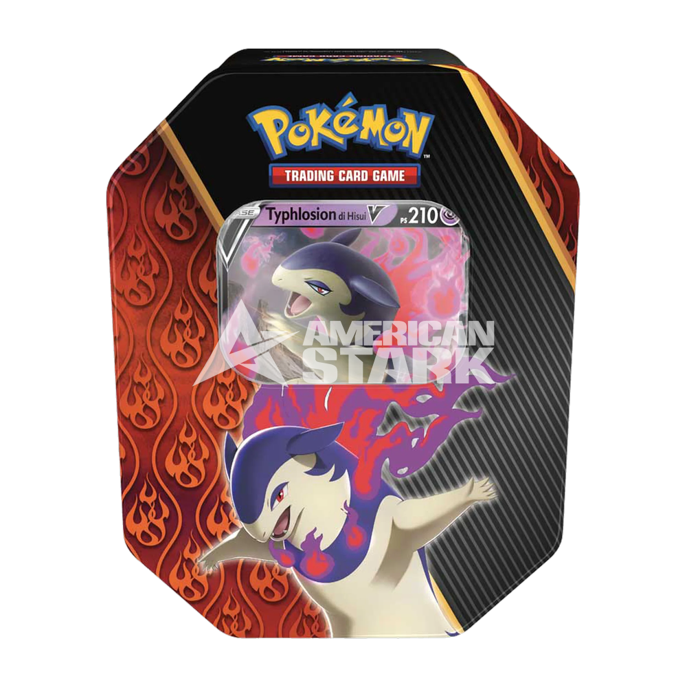 Tin Pokémon Poteri Divergenti Typhlosion di Hisui V – 5 Buste (IT)