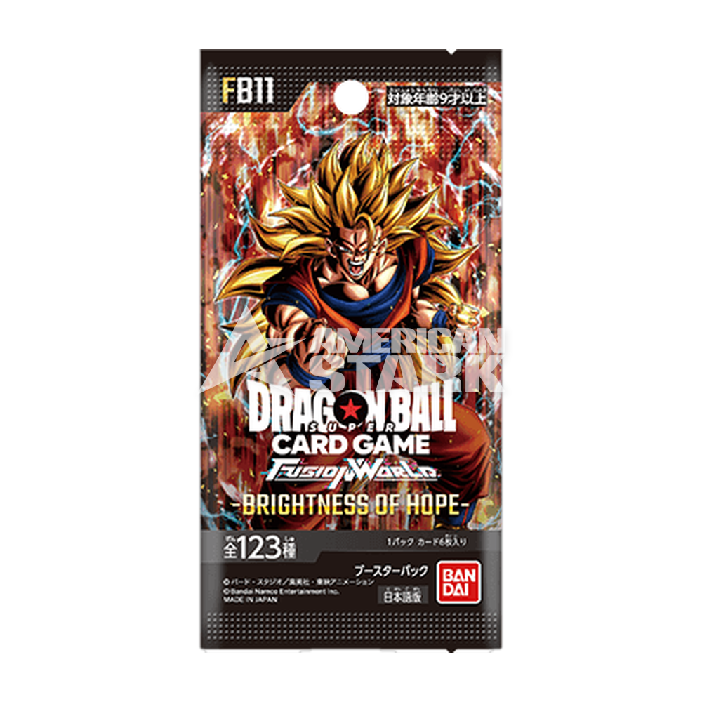 Busta Dragon Ball Super Fusion World FB11 Brightness of Hope – 6 Carte (JP)