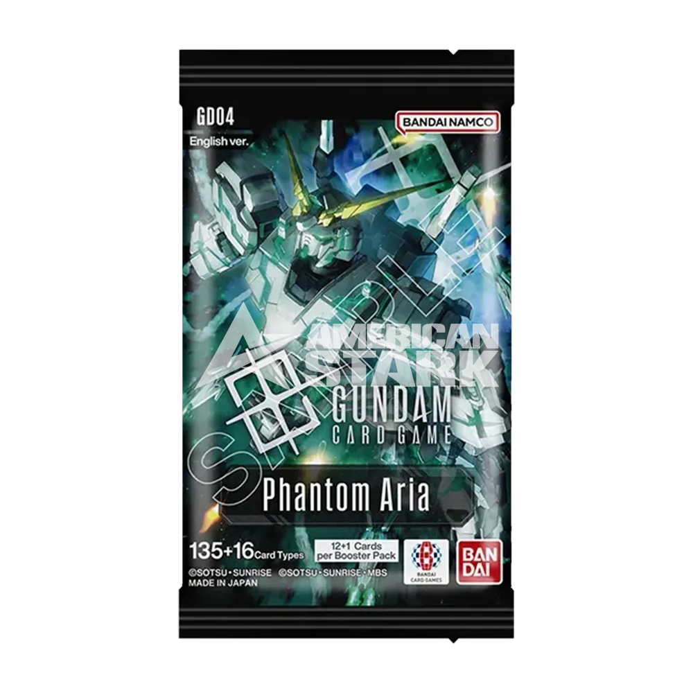 Busta Gundam Card Game GD04 Phantom Aria – 12+1 Carte (EN)