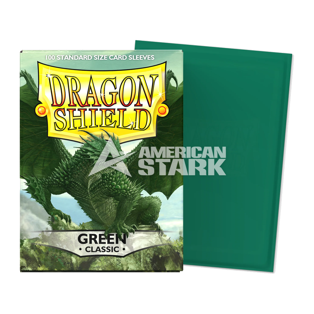 Dragon Shield Classic Green – 100 Bustine Standard