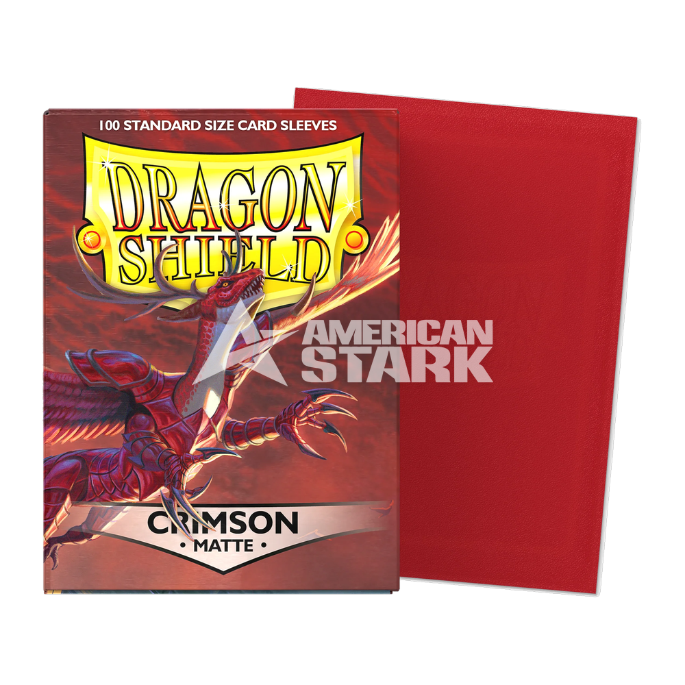 Dragon Shield Matte Crimson – 100 Bustine Standard