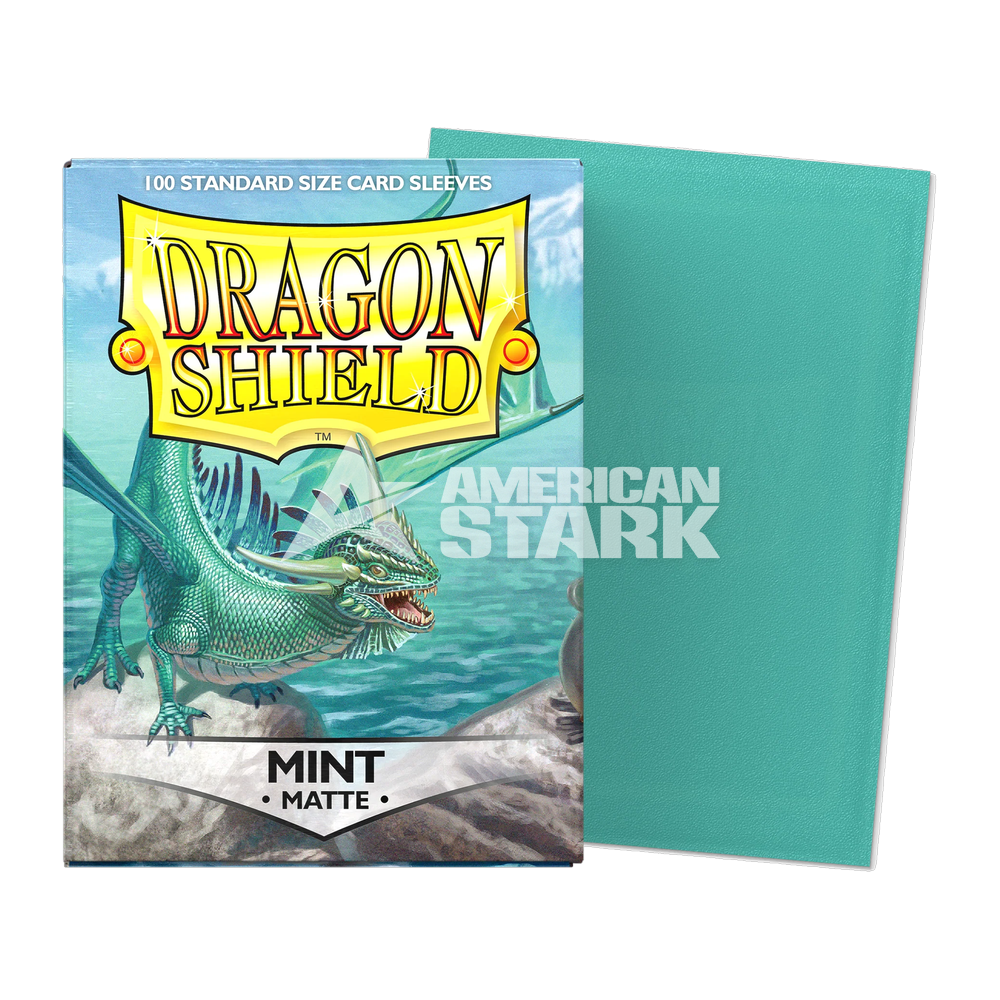 Dragon Shield Matte Mint – 100 Bustine Standard