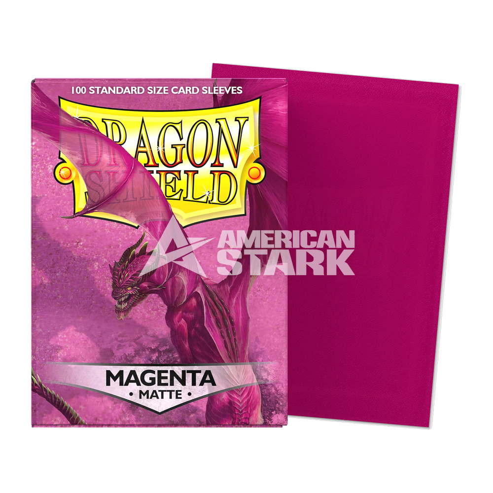 Dragon Shield Matte Magenta – 100 Bustine Standard