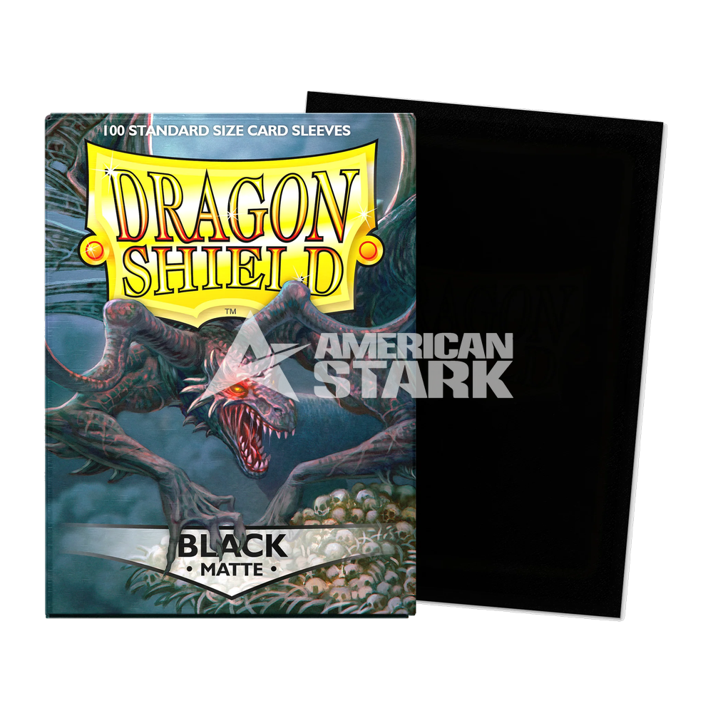 Dragon Shield Matte Black – 100 Bustine Standard