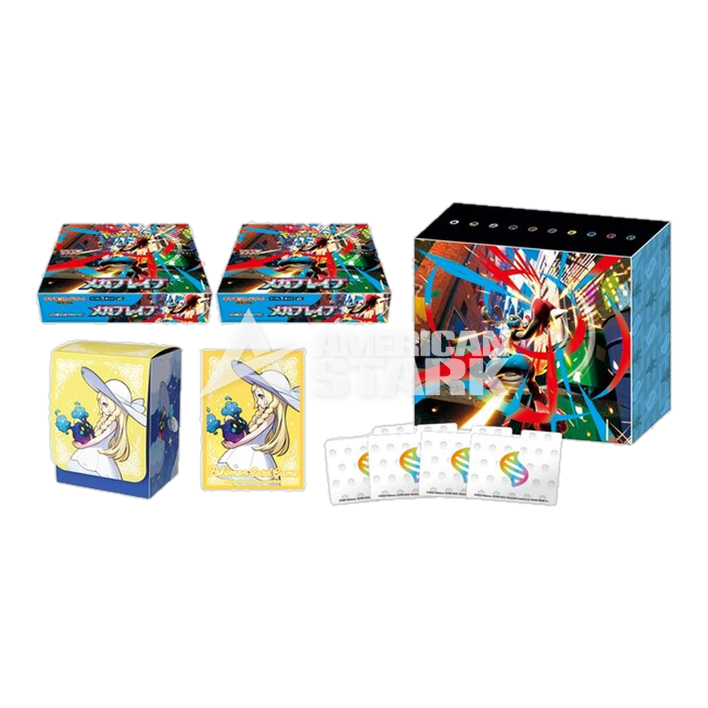 Pokémon Center Set Mega Brave M1L – 2 Box + Accessori Lillie (JP)