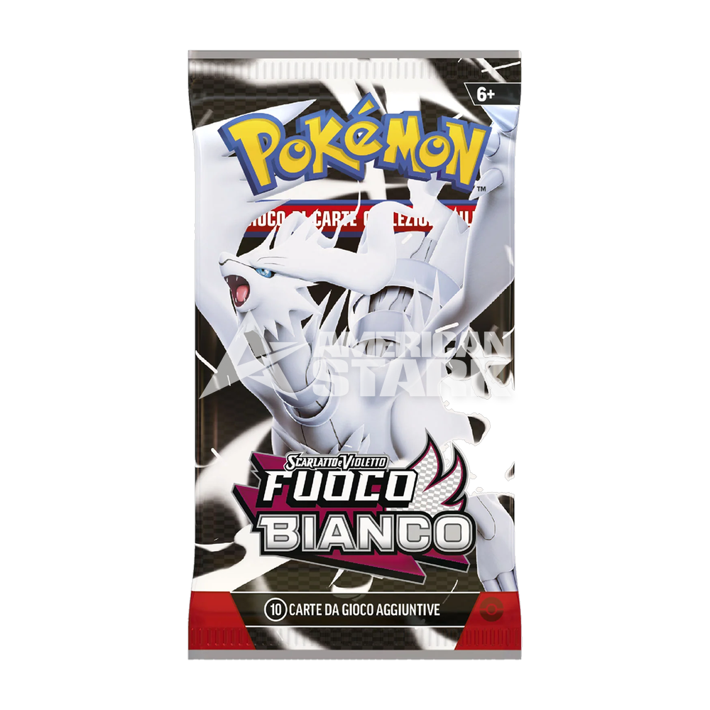 Busta Pokémon Scarlatto e Violetto Fuoco Bianco – 10 Carte (IT)