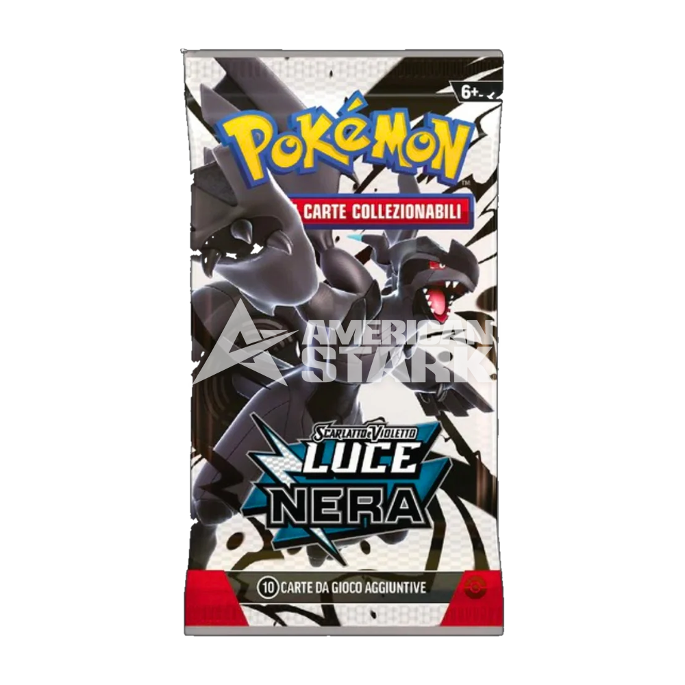 Busta Pokémon Scarlatto e Violetto Luce Nera – 10 Carte (IT)