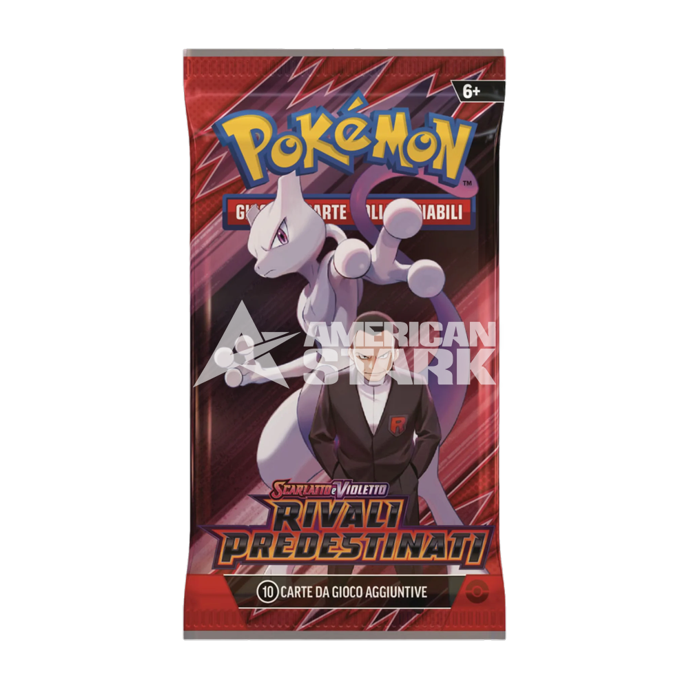 Busta Pokémon Scarlatto e Violetto Rivali Predestinati – 10 Carte (IT)