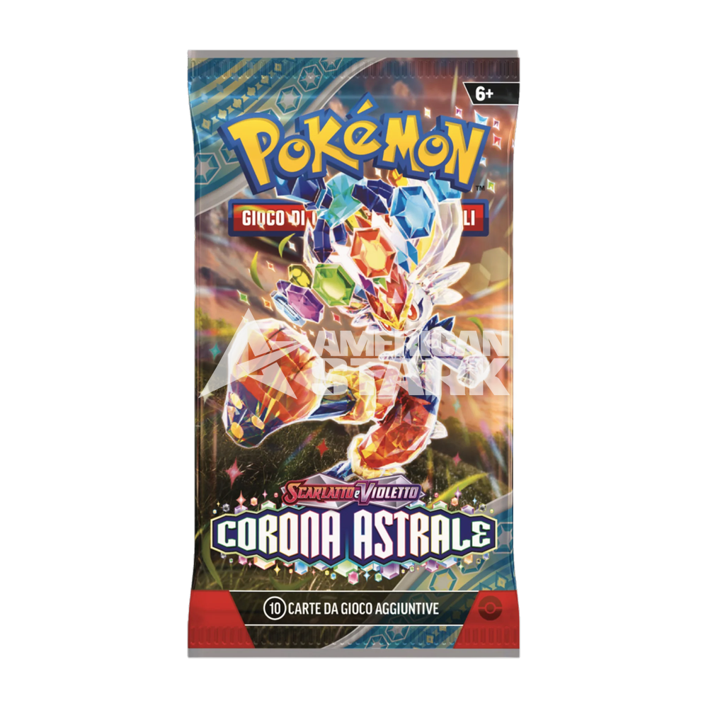 Busta Pokémon Scarlatto e Violetto Corona Astrale – 10 Carte (IT)