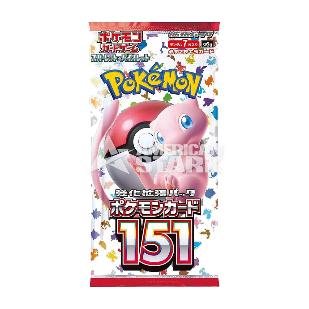 Busta Pokémon Card 151 SV2a – 7 Carte (JP)