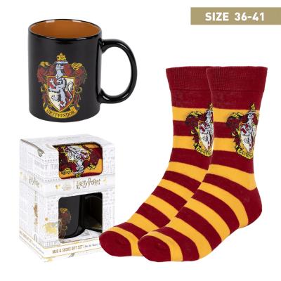 SET REGALO TAZZA E CALZINI HARRY POTTER GRIFONDORO