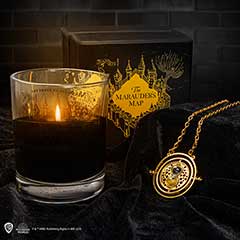 Candela mappa del Malandrino e Collana - Harry Potter